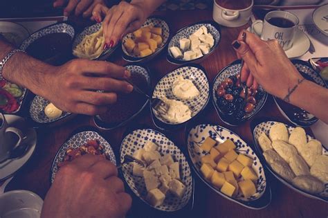 Premium Photo Rich And Delicious Turkish Breakfast