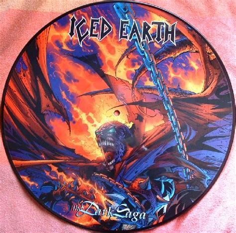 Vinyles Couleurs Et Pictures Iced Earth The Dark Saga Lp Pic