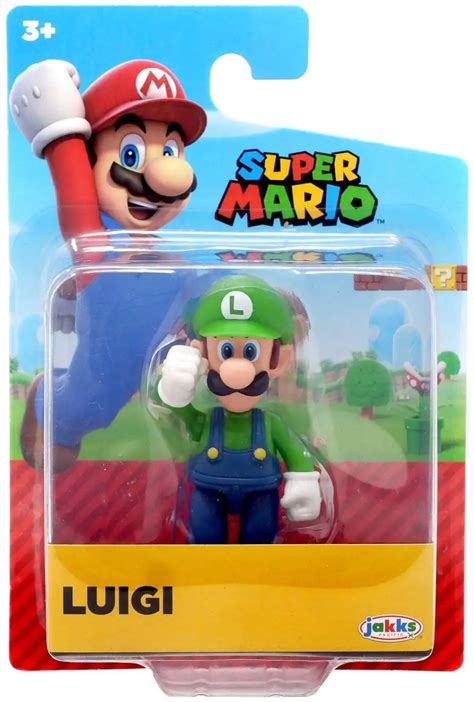 World Of Nintendo Super Mario Wave 42 Luigi 2 5 Mini Figure Jakks