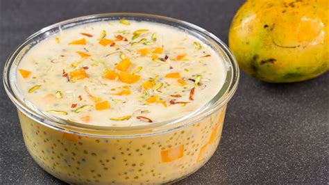 Mango Sago Dessert Recipe Refreshing Summer Drink Recipe Mango Sago