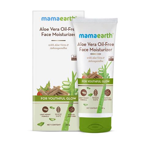 Mamaearth Aloe Vera Oil Free Face Moisturizer For Oily Skin With Aloe