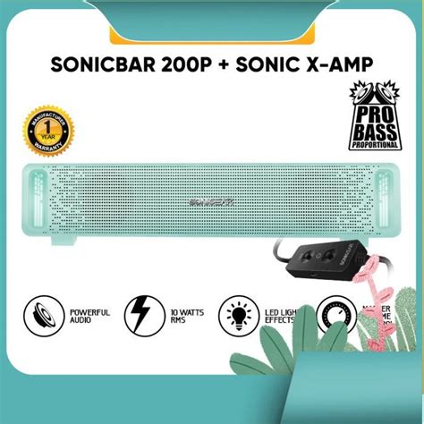 Jual Sonicgear Sonicbar P Powerful Soundbar Speakers With Light