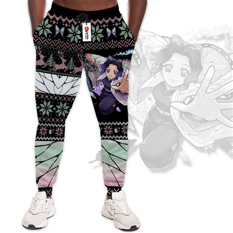 Kimetsu Shinobu Kocho Custom Ugly Christmas Joggers Gear Otaku