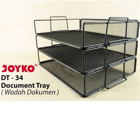 Jual DOCUMENT TRAY 3 SUSUN JOYKO DT 34 RAK DOKUMEN JARING JALA