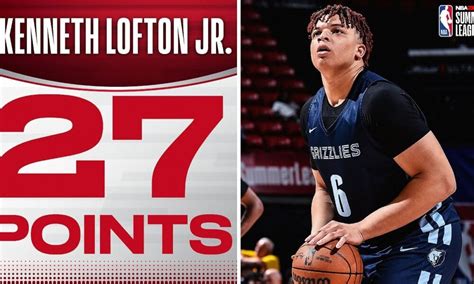 Kenneth Lofton Jr Drops Double Double In Grizzlies Final Summer League