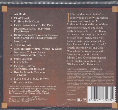 Willie Nelson 16 Biggest Hits Volume II CD Brand New EBay