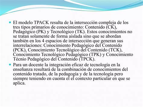 Modelo Tpack Ppt