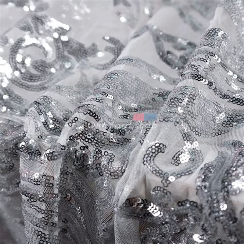 Silver Sequin Fabric