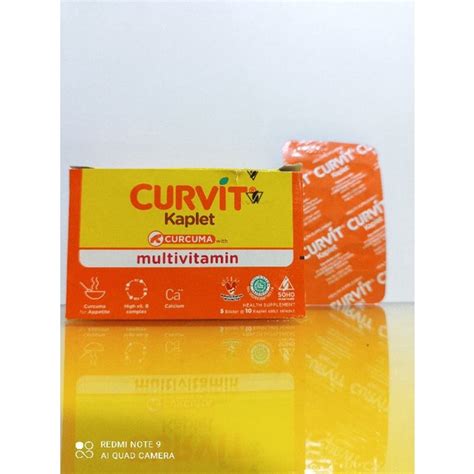 Jual Curvit Multivitamin Kaplet Untuk Memperbaiki Nafsu Makan Isi