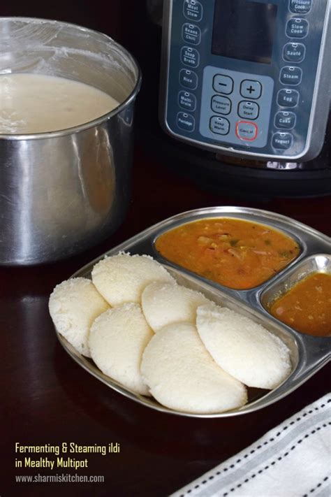 Fermenting And Steaming Idli In Mealthy Multipot