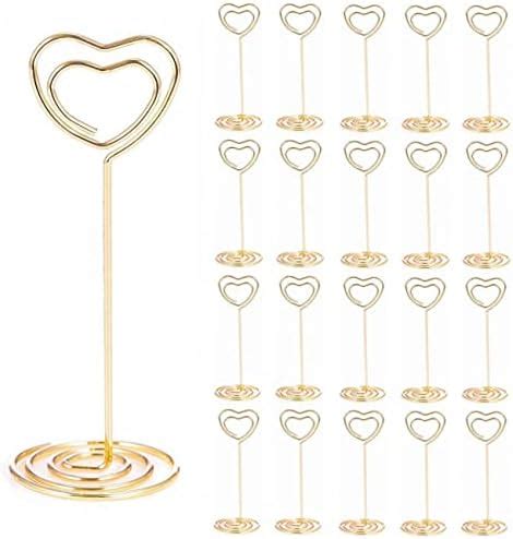 Amazon 26Pcs Table Number Holders Place Card Holders Wire