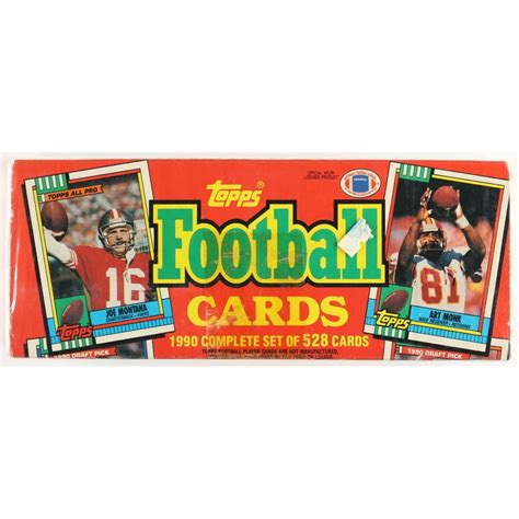 Topps Football Complete Set Of Cards With Joe Montana