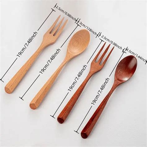 Latest Design Table Decor Cutlery Set Prime Quality Wooden Cutlery Set