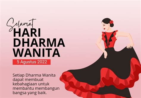 Kumpulan Ucapan Selamat Hari Dharma Wanita Agustus Cocok Untuk