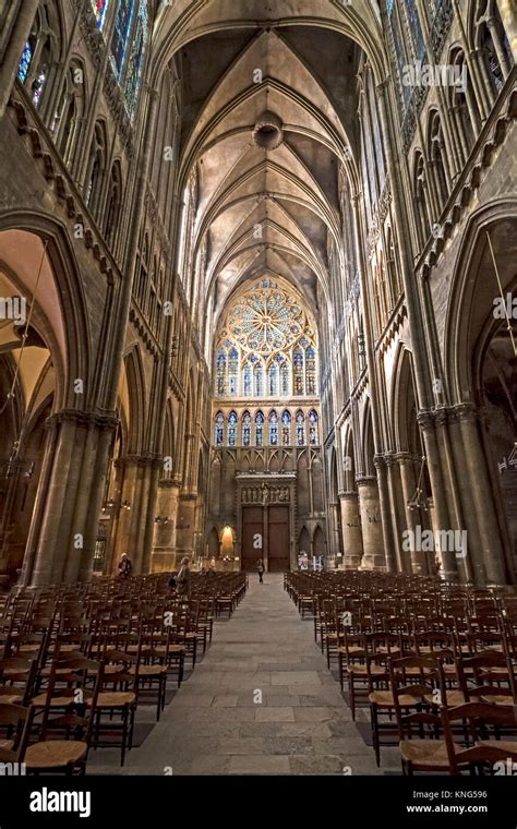 Metz France Cathedral Of Saint Etienne Metz Kathedrale Stock