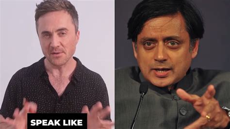 Australian Teacher Shares Tips On How To Speak Like Shashi Tharoor Mp