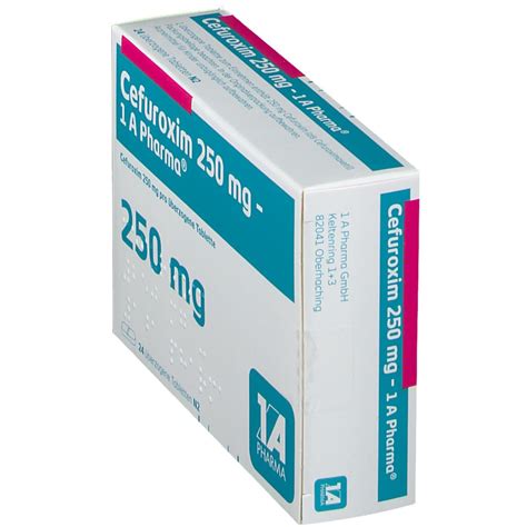 Cefuroxim 250Mg 1A Pharma 24 St Mit Dem E Rezept Kaufen Shop Apotheke