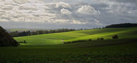 Campos Nuvens Arvores Foto Gratuita No Pixabay Pixabay