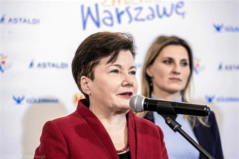 Gronkiewicz Waltz popiera pomysł Partii Razem Ludzie muszą gdzieś