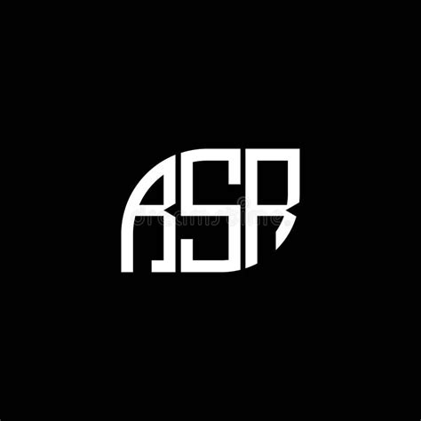 rsr letter logo design  black background rsr creative initials