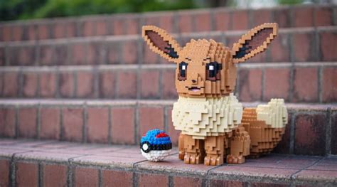 Life-sized LEGO Eevee available in bricks for the first time