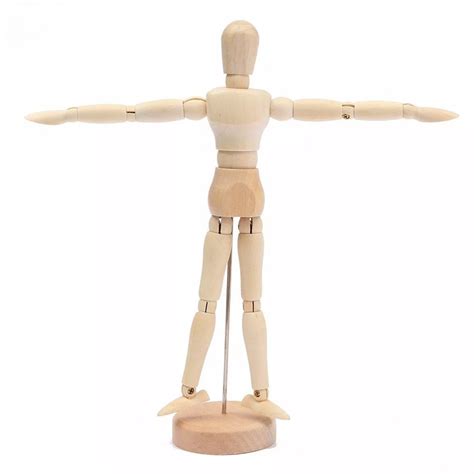 Boneco Articulado Madeira 30cm Desenho Arte Step Motion R 52 90