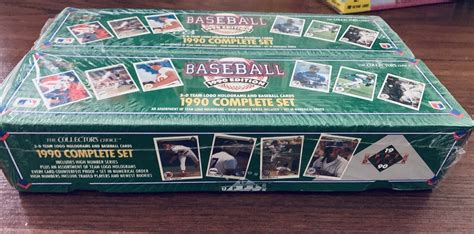 1990 Upper Deck Baseball Complete Sealed Set With 3 D Team Logo