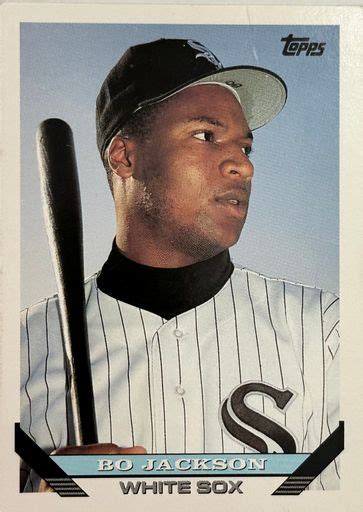 Bo Jackson Baseball Card Peoples Graphic Design Archive