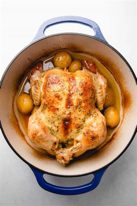 Dutch Oven Whole Chicken Veronika S Kitchen