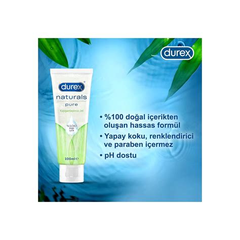 Durex Naturals Pure Kayganlaştırıcı Jel 100 ml Fiyatı