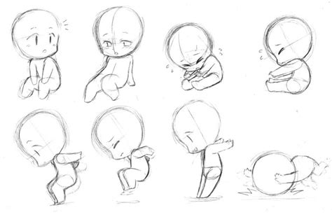 How To Draw Chibi Body Poses