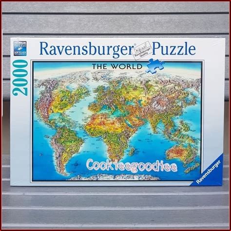 Ravensburger World Map Jigsaw Puzzle Piece Map Resume