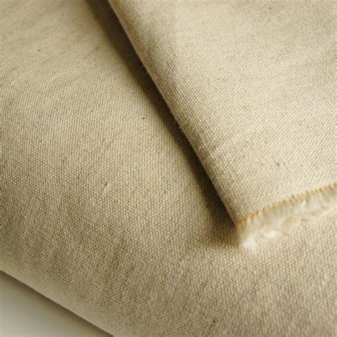 Natural Hemp Organic Cotton Canvas Fabric By 1 2 Metre Etsy