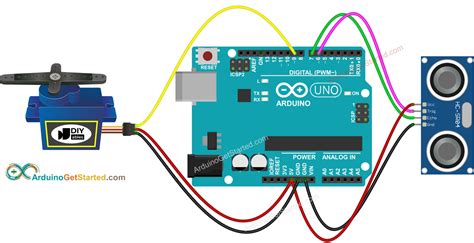 Ultrasonic Sensor With Stepper Motor Arduino Code | Webmotor.org