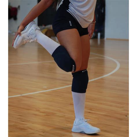 Volleyball Knee Pad Allsix Vkp500 Black