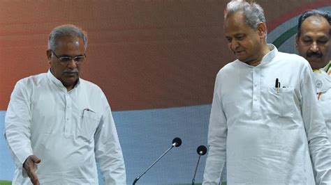 Former Cms Ashok Gehlot Bhupesh Baghel Part Of Congress Five Member