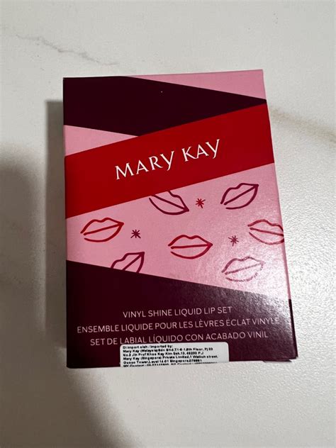 Mary Kay Vinyl Shine Liquid Lip Set Beauty Personal Care Face