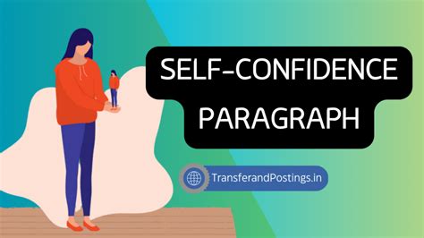 Self Confidence Paragraph Techniques To Build And Cultivate Confidence For Success Transfer