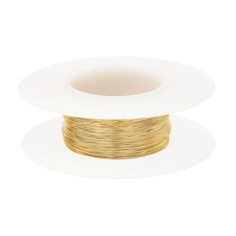 Fil semi dur 0 2 mm en Gold filled or laminé x 20 m Perles Co