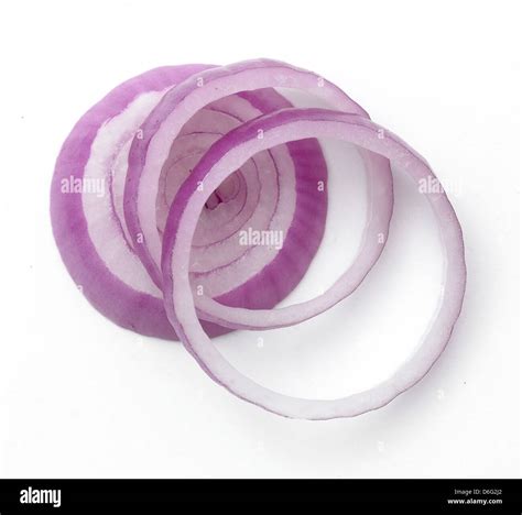 Red Onion Sliced Rings Stock Photo Alamy