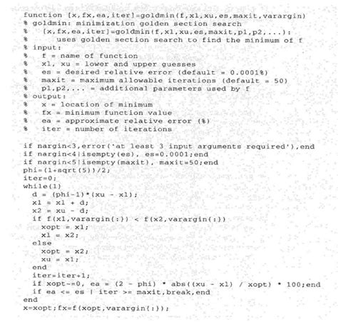 Solved Write Matlab Script That Employs Golden Section