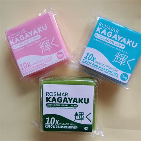 Rosmar Kagayaku Soap Bubble Gum Citrus Scent Madre De Cacao Soap G