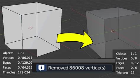 How To Remove Duplicate Vertices Blender Tips Youtube