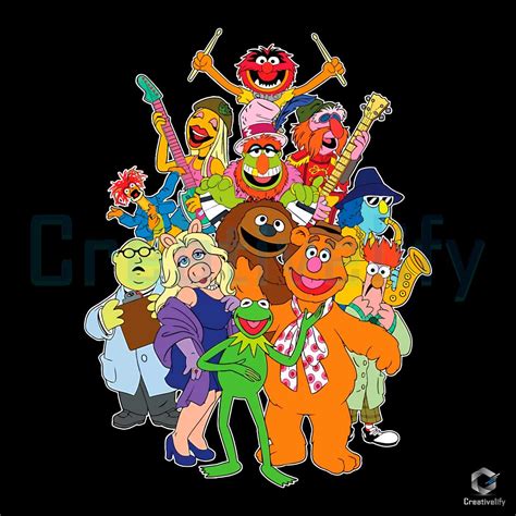 The Muppets Show Characters Group SVG - CreativeLify