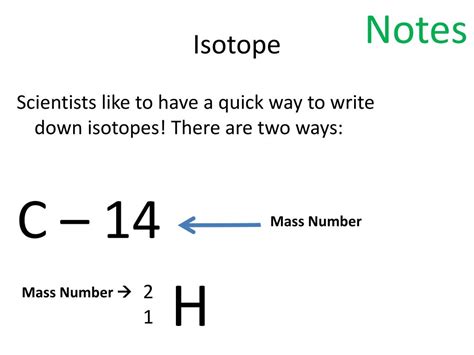 How To Write An Isotope