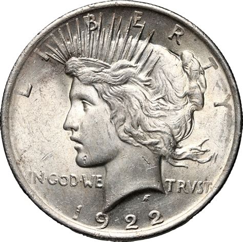 Stany Zjednoczone Ameryki Dolar 1922 Filadelfia Peace Dollar