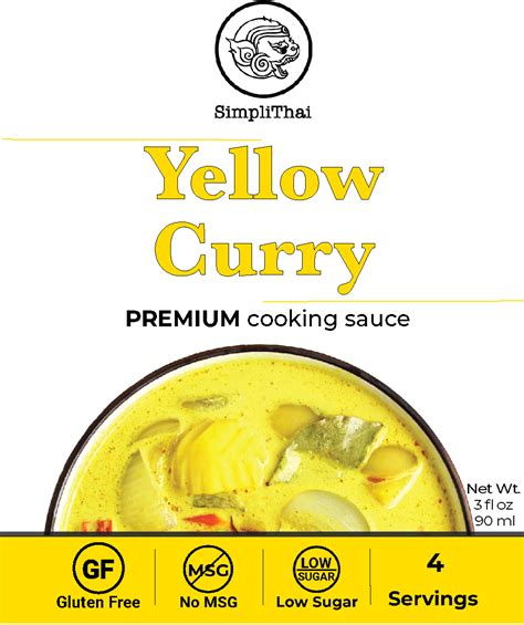 Yellow Curry cooking sauce – SimpliThai_Texas