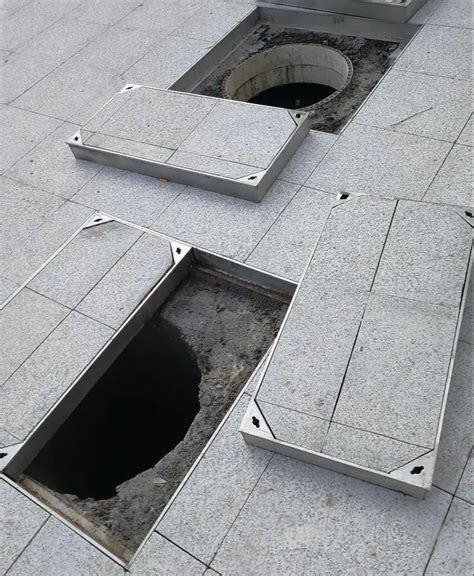 V Drains Steel Stainless Steel Hot Dip Galvanized Recessed Manhole