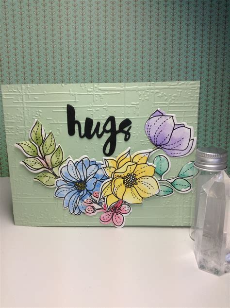 Simon Says Stamp Even More Spring Flowers Hugs Card By Melodie Cards