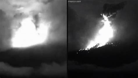 El volcán Popocatépetl registra una explosión con expulsión de ceniza a